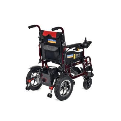 Folding Electric Wheel Chair Double Motor Motorized Electric Wheelchair