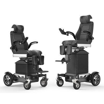 250W Brushless Motor Standing Seat Lift Electric Wheelchair