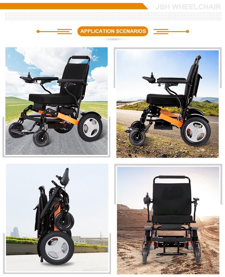 Jbh D10 Smart Power Folding Electric Portable Wheelchair for Elderly