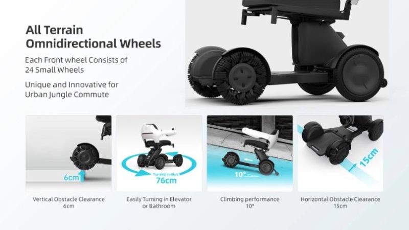 Drop Test Factory Direct Electric Wheelchair