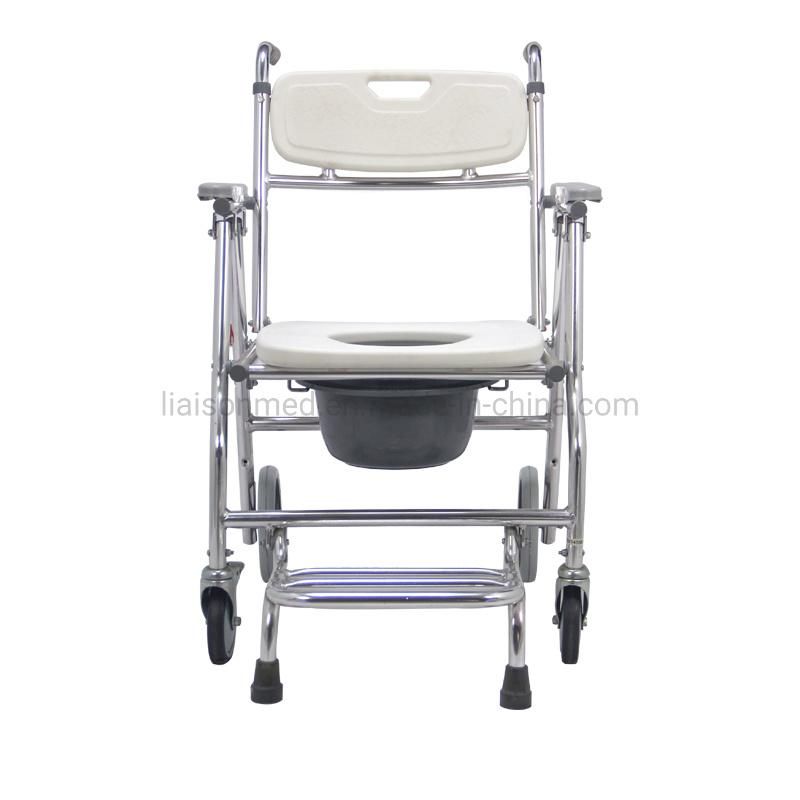 Mn-Dby004 CE&Isolocked Frame Motorized Folding Disabled Commode Power Chair