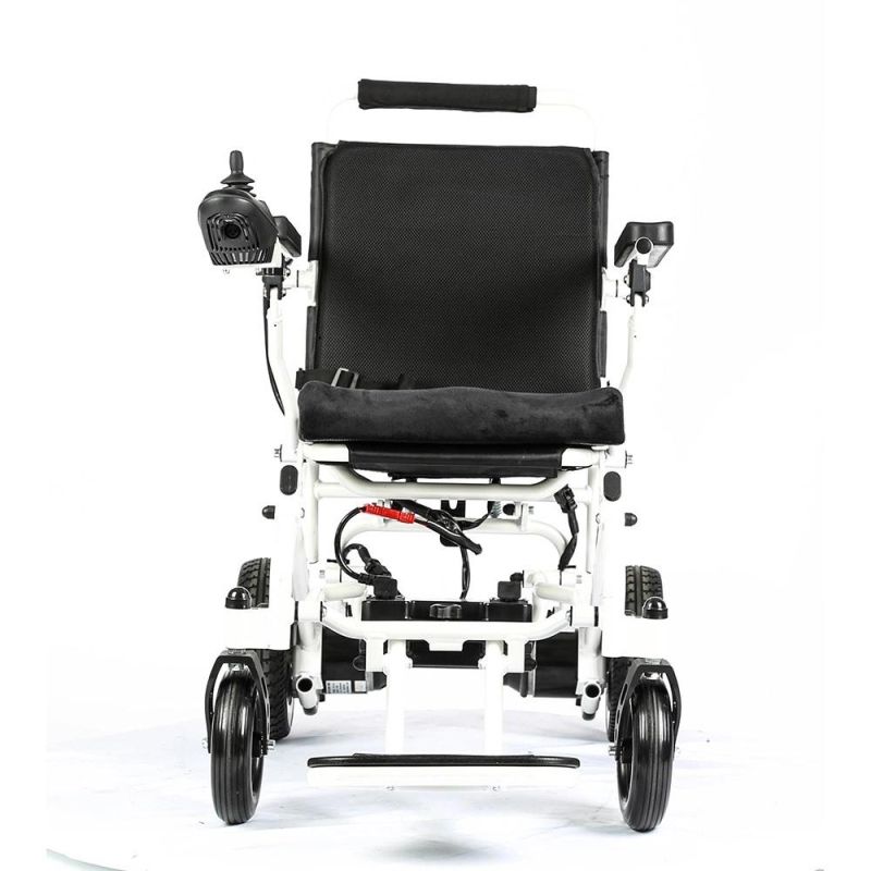 Health Care Supplies Folding Lightweight Electric Wheelchair for Disabled