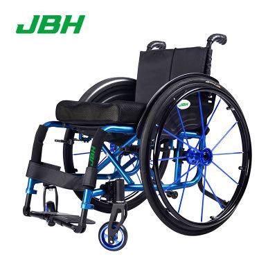 Jbh S002 Lightweight Folding Aluminum Alloy Colorful Sports Wheelchair