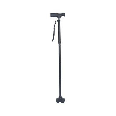 Aluminum Folding Walking Stick T-Handle Walking Cane for Elderly