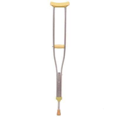 Aluminum Adjustable Axillary Crutch Medical Disabled Under Arm Crutch Walking Aid Cane Muletas