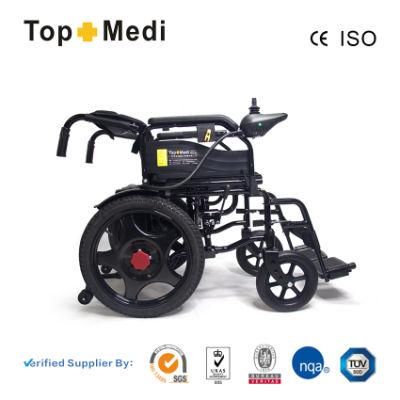 Folding Steel Power Electric Wheelchair for Handicapped