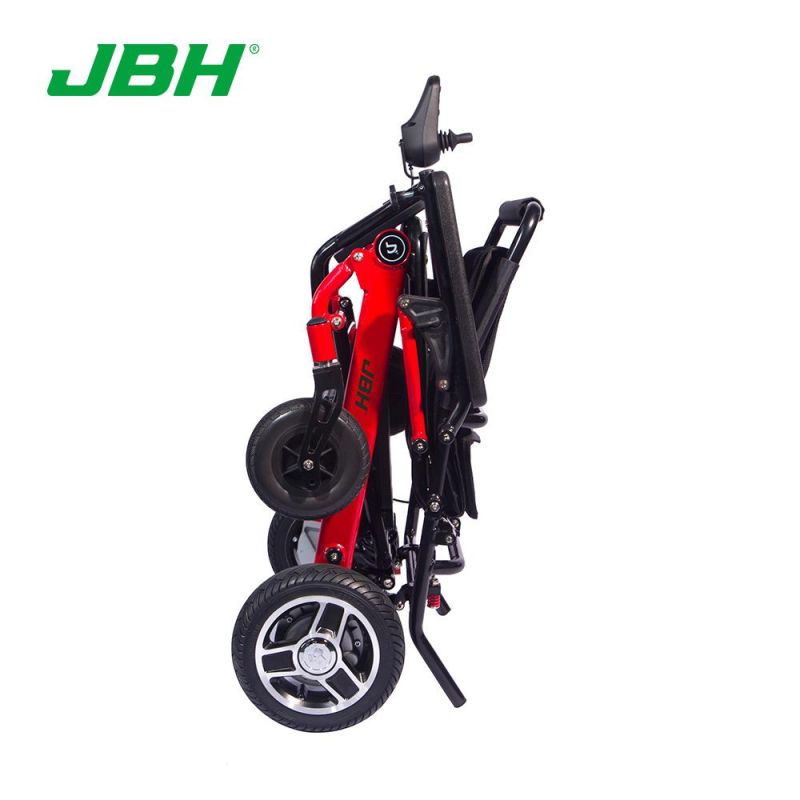 Jbh D15A Sturdy Electric Folding Wheelchair Electric Power Wheelchair with Lithium Battery