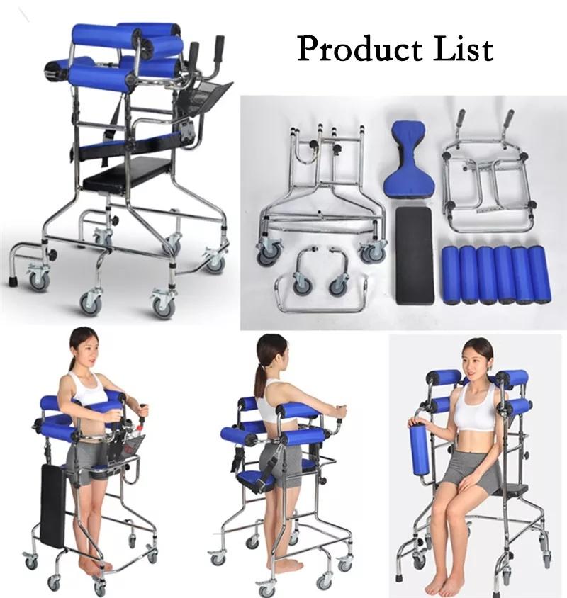 Hot-Selling Adult Standing Frame Walker Stainless Steel Anti-Tilting Walker Dropshipping