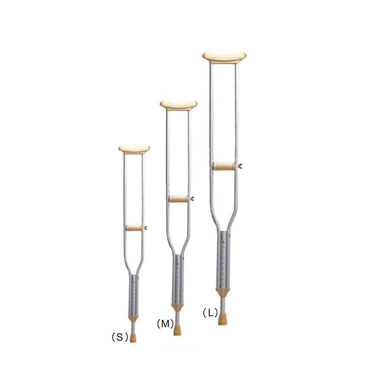 Medical Walking Stick Cane Adjustable Aluminum Orthopedic Axillary Crutches for Adults