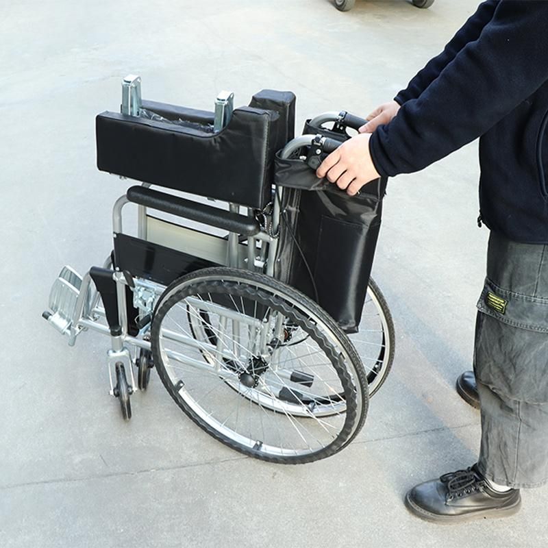 High Quality Foldable Lightweight Manual Wheelchair with Toilet