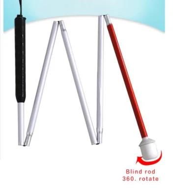 New Adjustable Length Telescoping White Cane for The Disabled