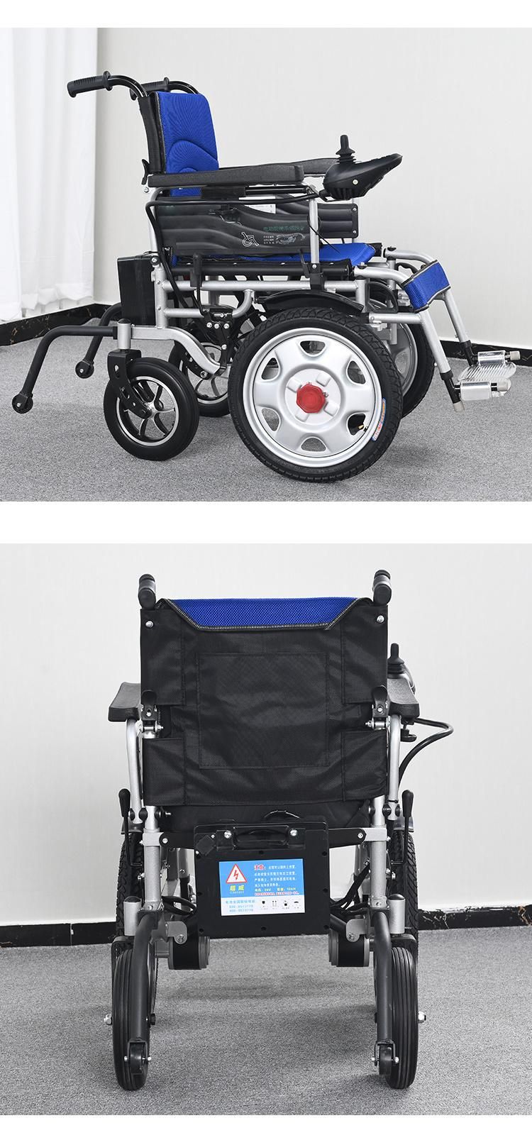 Electric Wheelchair Foldable Wheelchair Portable for Elderly Care Direct Manufacturer