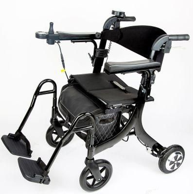 Lightweight Wheelchair Walker Shopping Cart Wheelchair for Elderly The967L