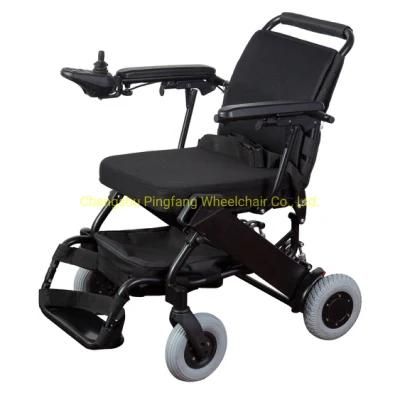 aluminum Alloy Folding Ultra Light Power Wheelchair with Solid Tire