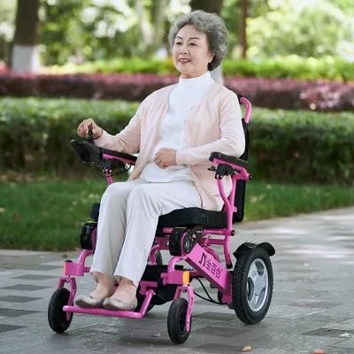 Deatchable Lithium Battery Folding Electric Wheelchair with Ce&FDA