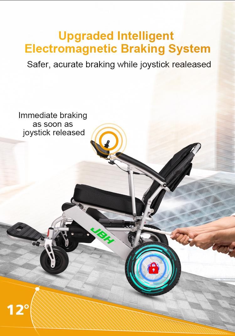 New Arrival High Weight Capacity Power Folding Wheelchair CE Approved