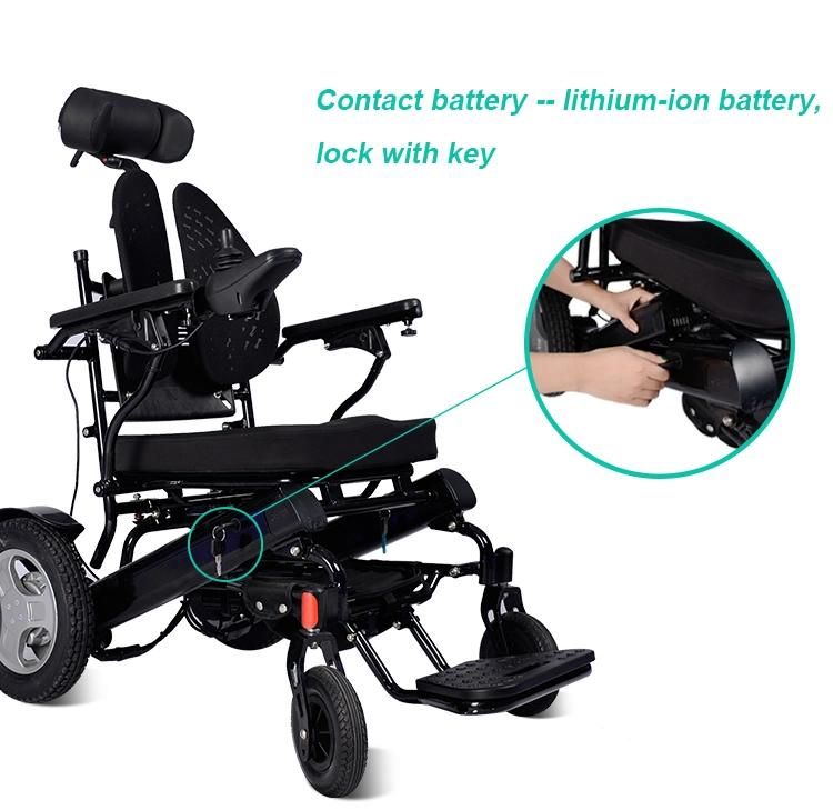 2021 Best Design Power Wheelchair Ternary Lithium Battery Electric Wheelchair Jbh D11