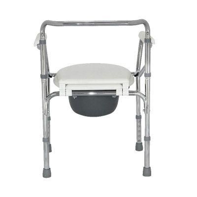 Mn-Dby005 Nursing Commode Chair Manual Patient Transfer Chair for Older