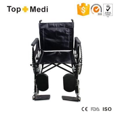 Topmedi 20cm 1PCS/CTN 80X28X89cm, N. W. /G. W.: 17.9kg/20.4kg Electric Hospital Wheelchair