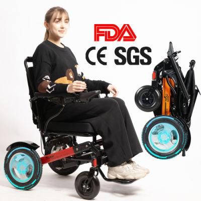 FDA Proved Powered Electric Automatic Wheelchair for Travel