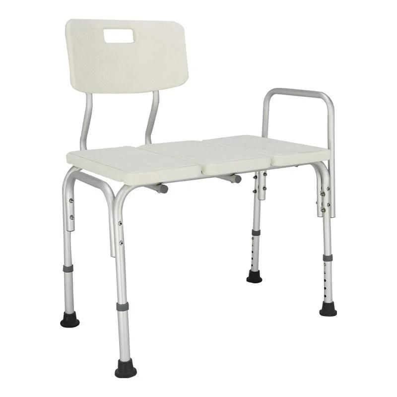 Aluminum Shower Bench Chair Lightweight Bath Seat Used in Bathroom