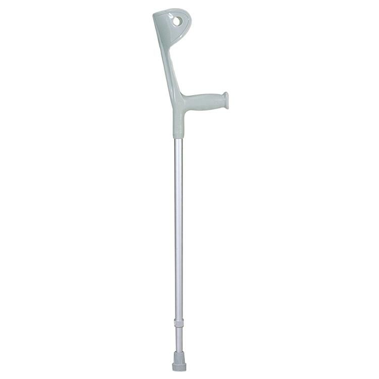 Aluminum Medical Telescopic Walking Stick Disabled Underarm Crutches with Plastic Handle