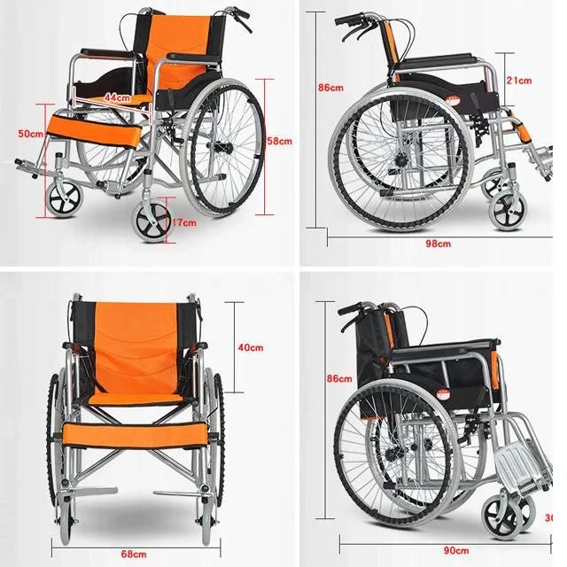 Hot Selling Medical Wheelchair Manual Wheel Chair for Sales
