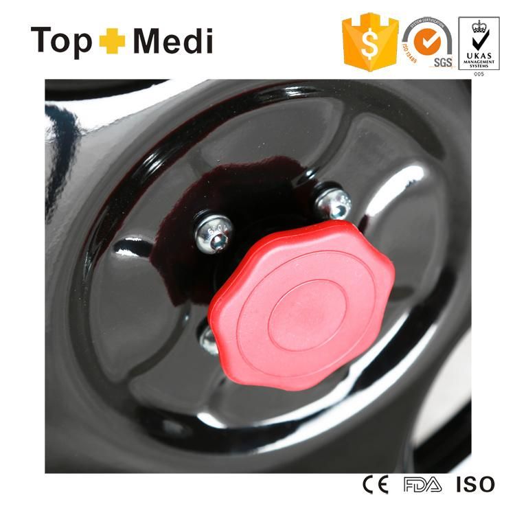 Topmedi Newest Folding Aluminum Electric Wheelchair for Disabled People