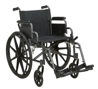Europe Market Hot Selling Heavy Duty Wheelchair with Mag Wheel