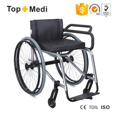 Aluminum Lightweight Fencing Sport Wheelchair for Disabled Handicapped People