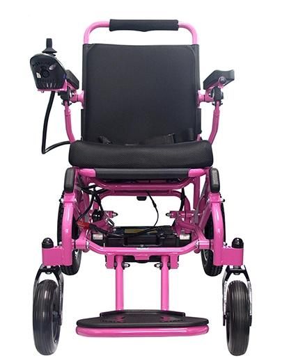Aluminium Folding Lightweight Power Motor Electric Wheelchair for Disabled Elderly