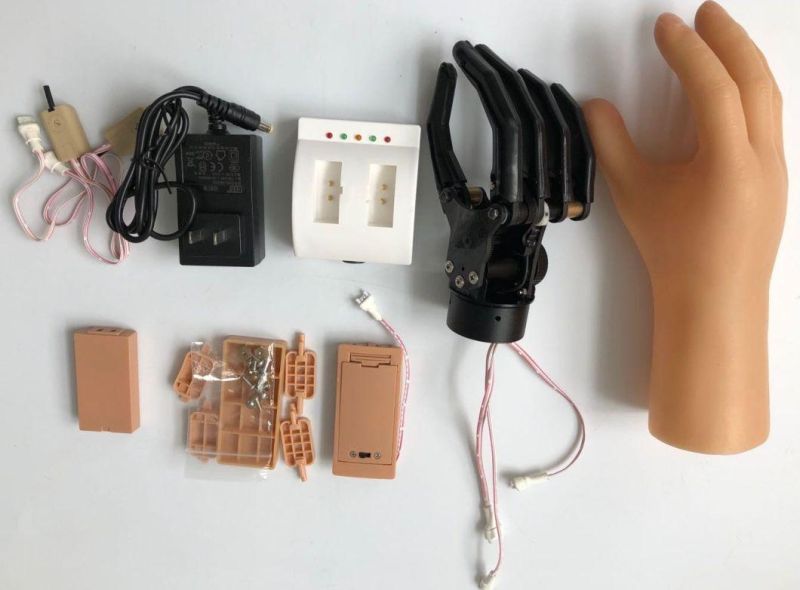 Prosthetic Components Artificial Carbon Fiber Myoelectric Control Hand