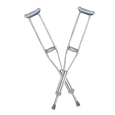 Adjustable Disabled Aluminum Elbow Crutches Medical Axillary Crutches