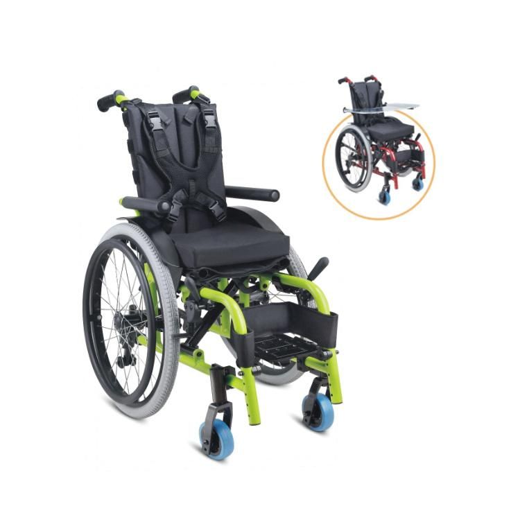 China Supplier Medical Equipment Aluminum Manual Children Wheelchair for Sales