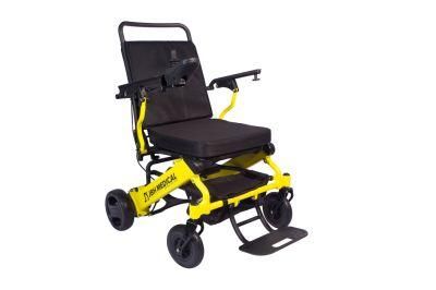 Carbon Fiber Electric Wheelchair Power Wheelchair with Elevating Leg Rests