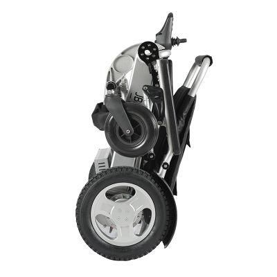 Aluminium Portable Electric Power Disabled Wheelchair with Lithium Battery