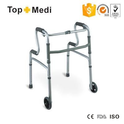 Aluminum 2 Front Wheel Waking Walkers for Elder