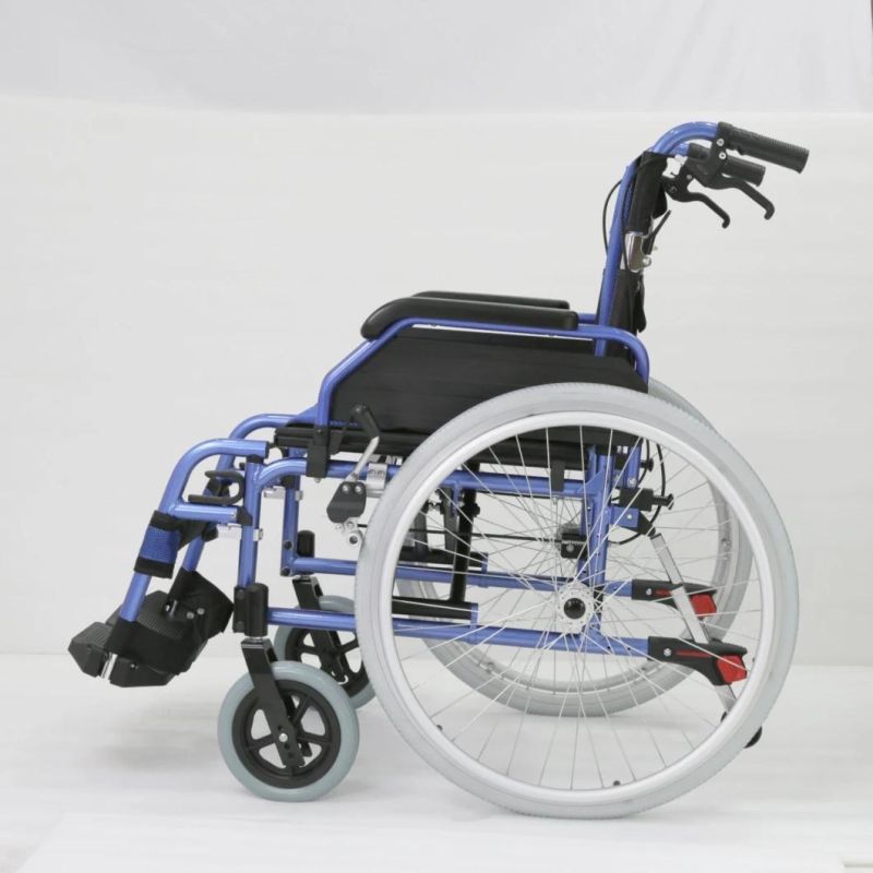 Medical and Healthcare Products Comfortable and Manual Folding Head Aid Economical Wheelchair