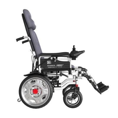 Hot Sale Rehabilitation Therapy Supplies Motorized Folding Electric Wheelchair for Adults