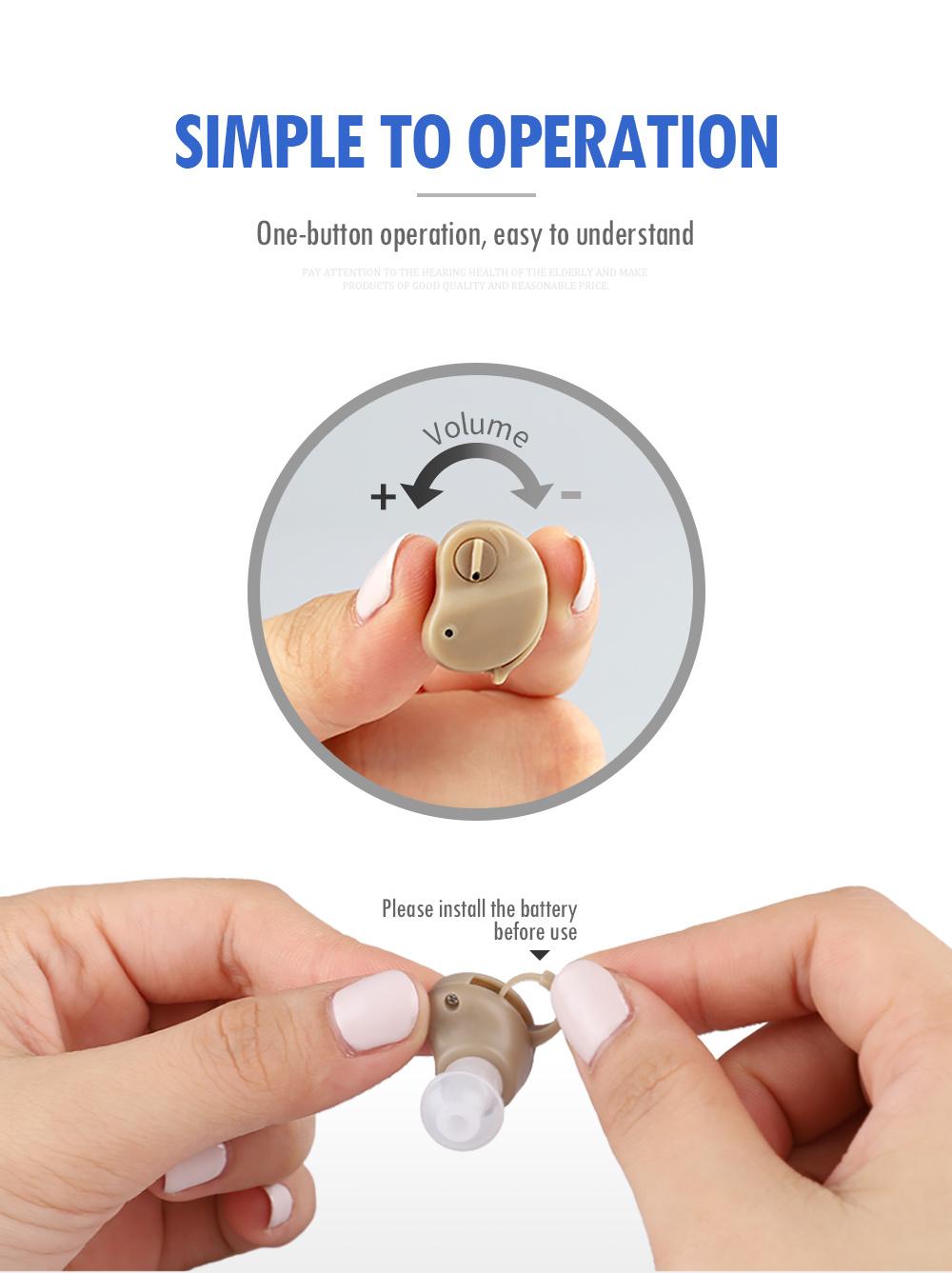 Mini Hearing Aid Family&Working Use