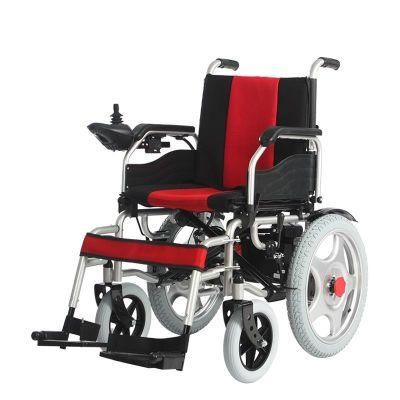 Detachable Battery Box Durable Steel Frame Folding Electric Wheelchair for Double Safety with CE (BME1021)