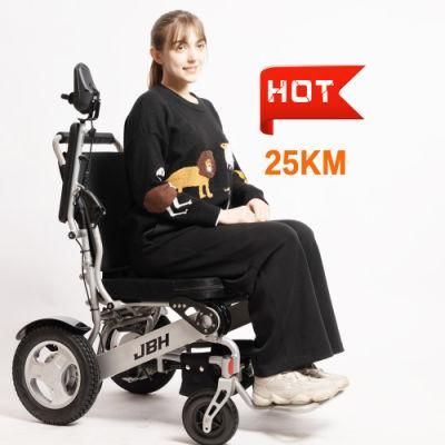 Cheap Price Disabled Power Battery Operated Brushless Motor Electric Folding D09 Wheelchair