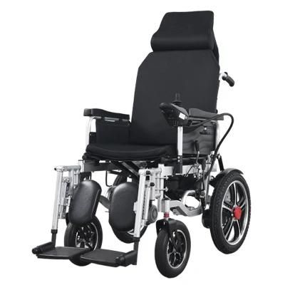 Cheapest Handicapped Folding Motorized Automatic Power Electric Wheelchair for Disabled