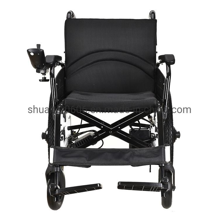 Fold Power Wheelchair Portable Lightweight Power Foldable Handicapped Electric Wheelchair
