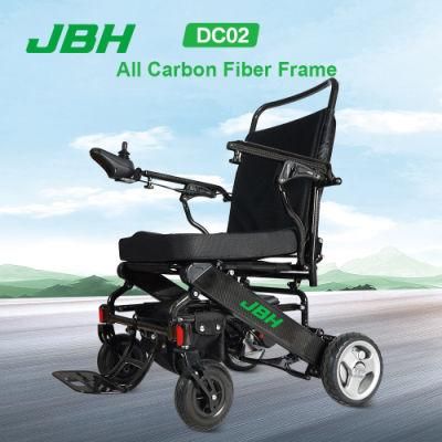 New Carbon Fiber Material Folding Rehabilitation Treatment Portable DC02 Electric Wheelchair