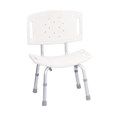 Aluminum Lightweight Medical Shower Chair with Back