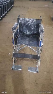 Economy Standard Chrome 809 Wheelchair for Patient Home Care