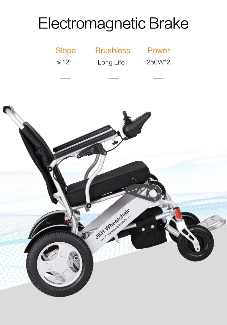 D09 Aluminum Lightweight Foldable Power Electric Wheelchair