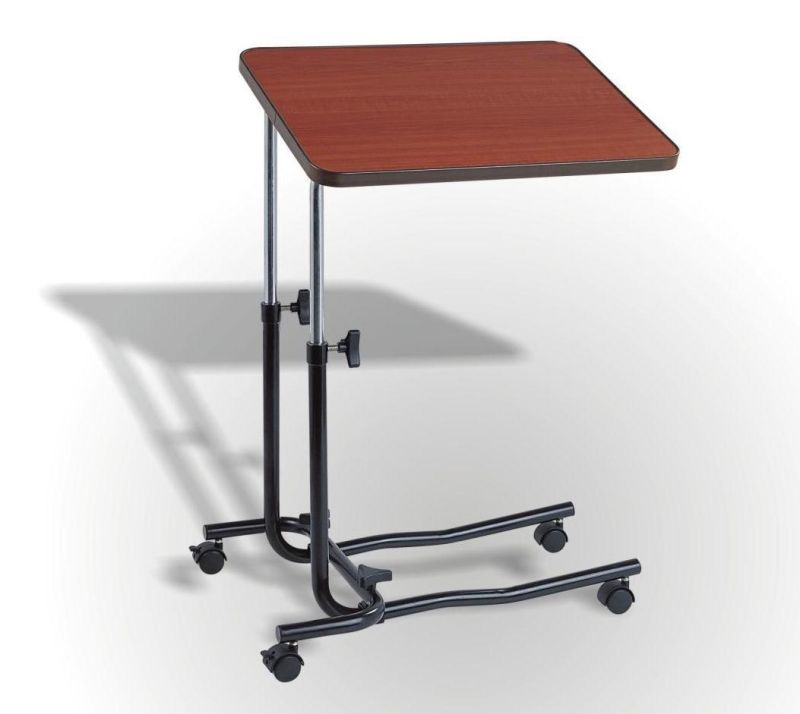 Overbed Table - Tilting, Adjustable and Wheeled Hospital Bed Table
