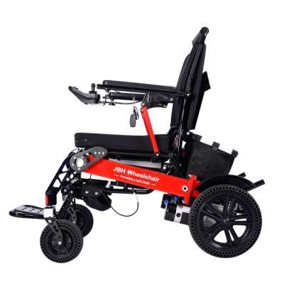 Aluminum Lightweight Wheelchair with Easy Touch Button Electric Flod and Unflod